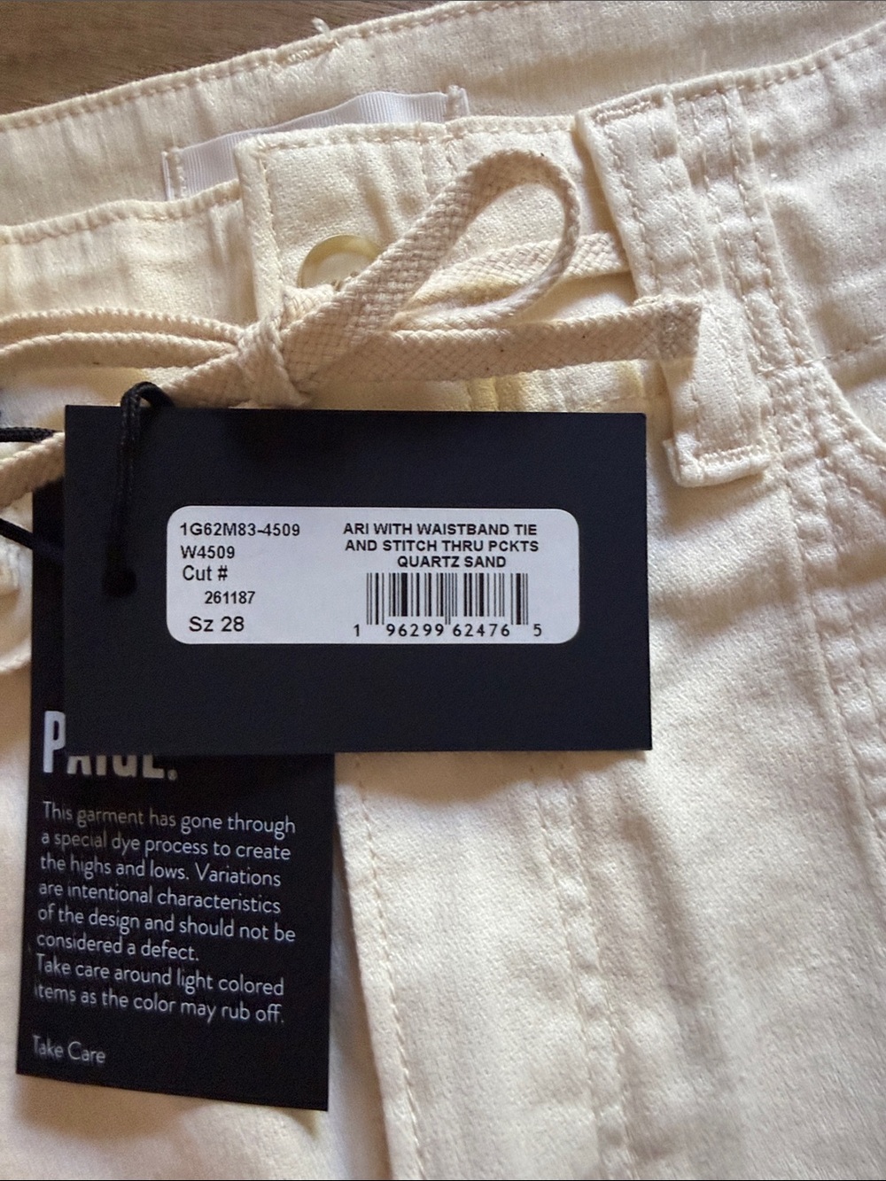 NWT ✨ PAIGE Wide Ari Wide -Leg Chinos - Picture 4 of 5